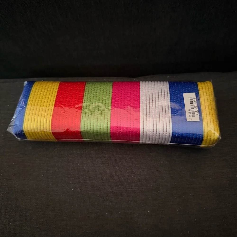 Colorful Striped Pencil Case